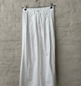 Maison jejia Katherine Plisse Pant White