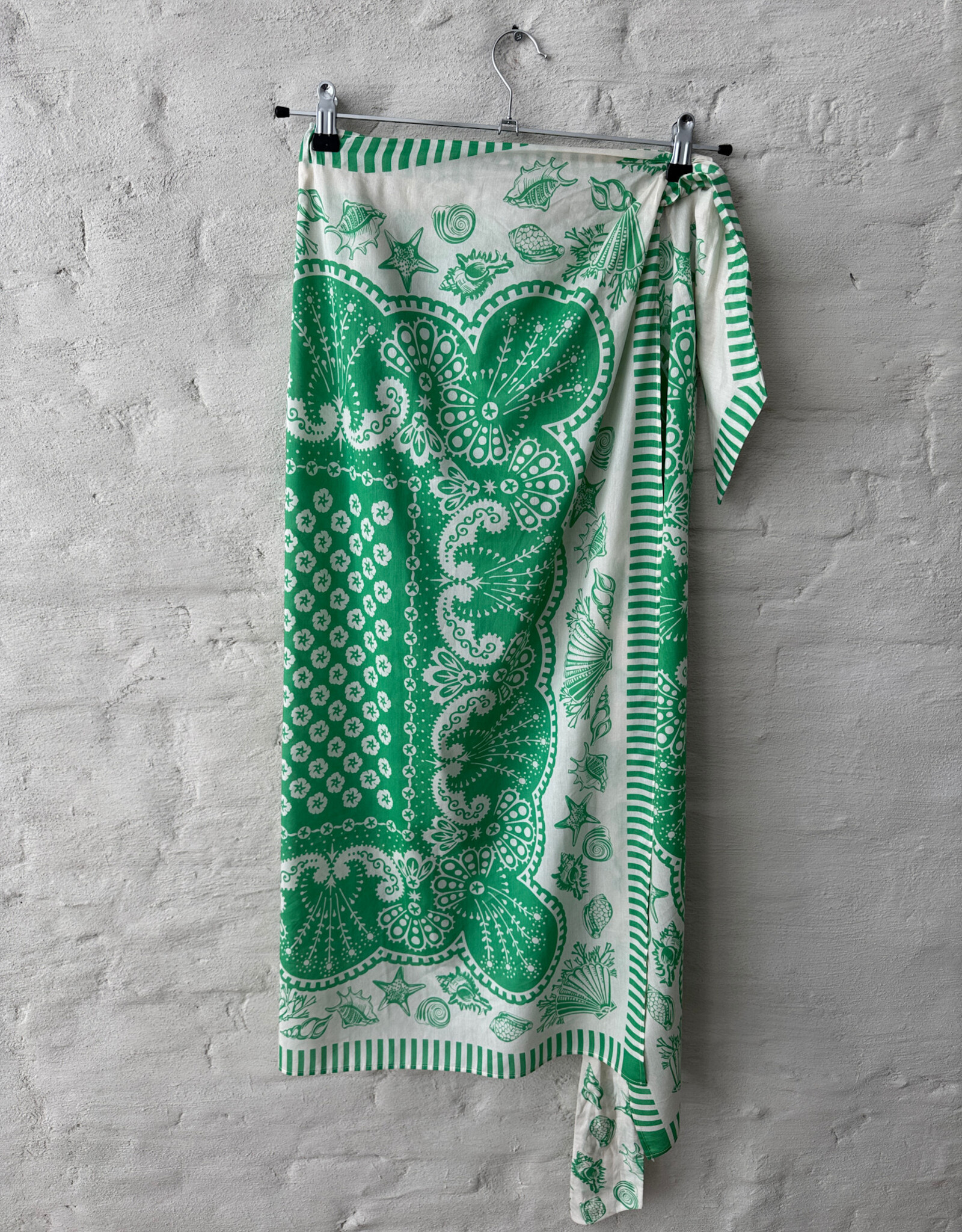 MANTERO Pareo  Cotton Silk Green