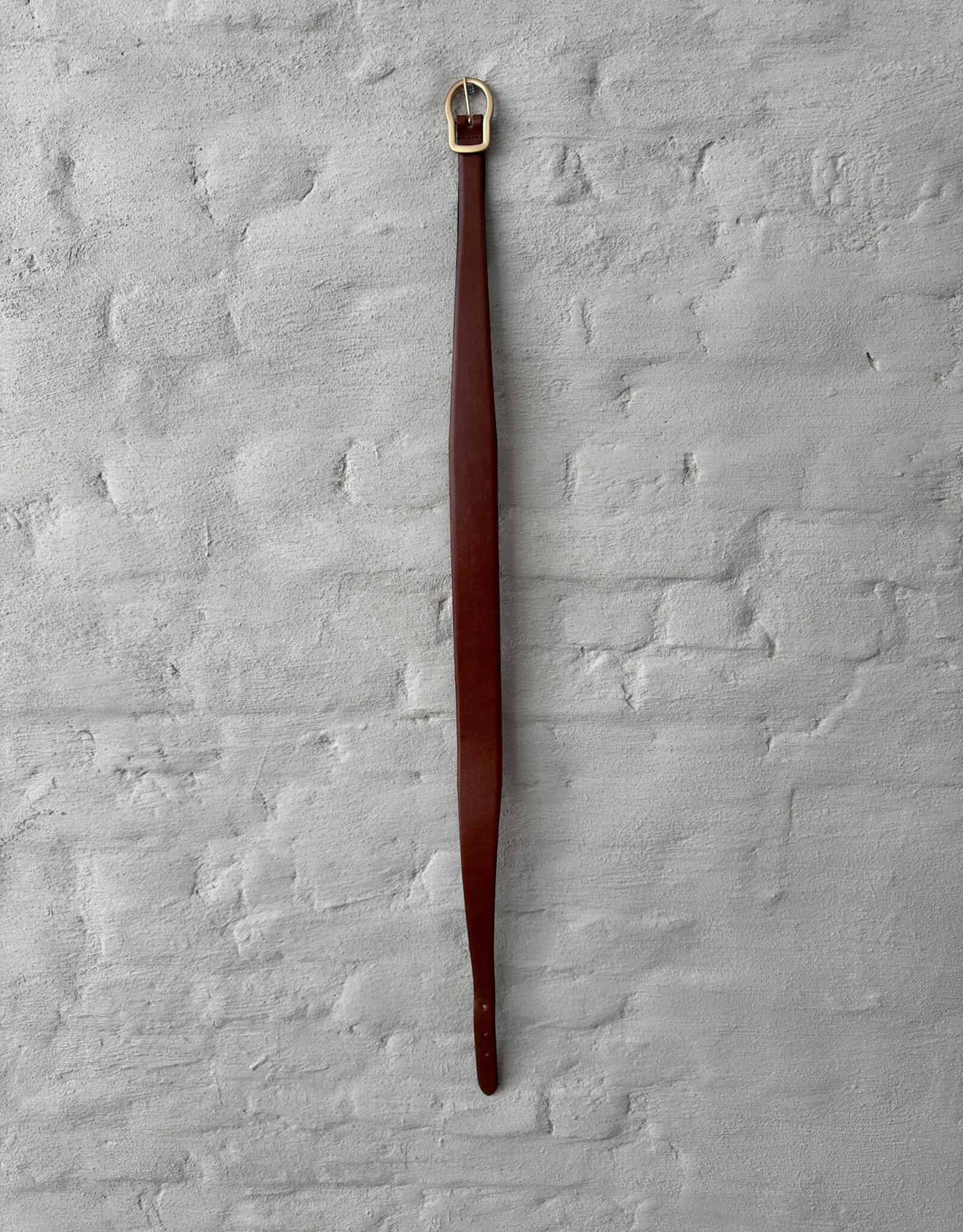 DOROTHEE SCHUMACHER Twisted Classic 2cm Belt Cognac