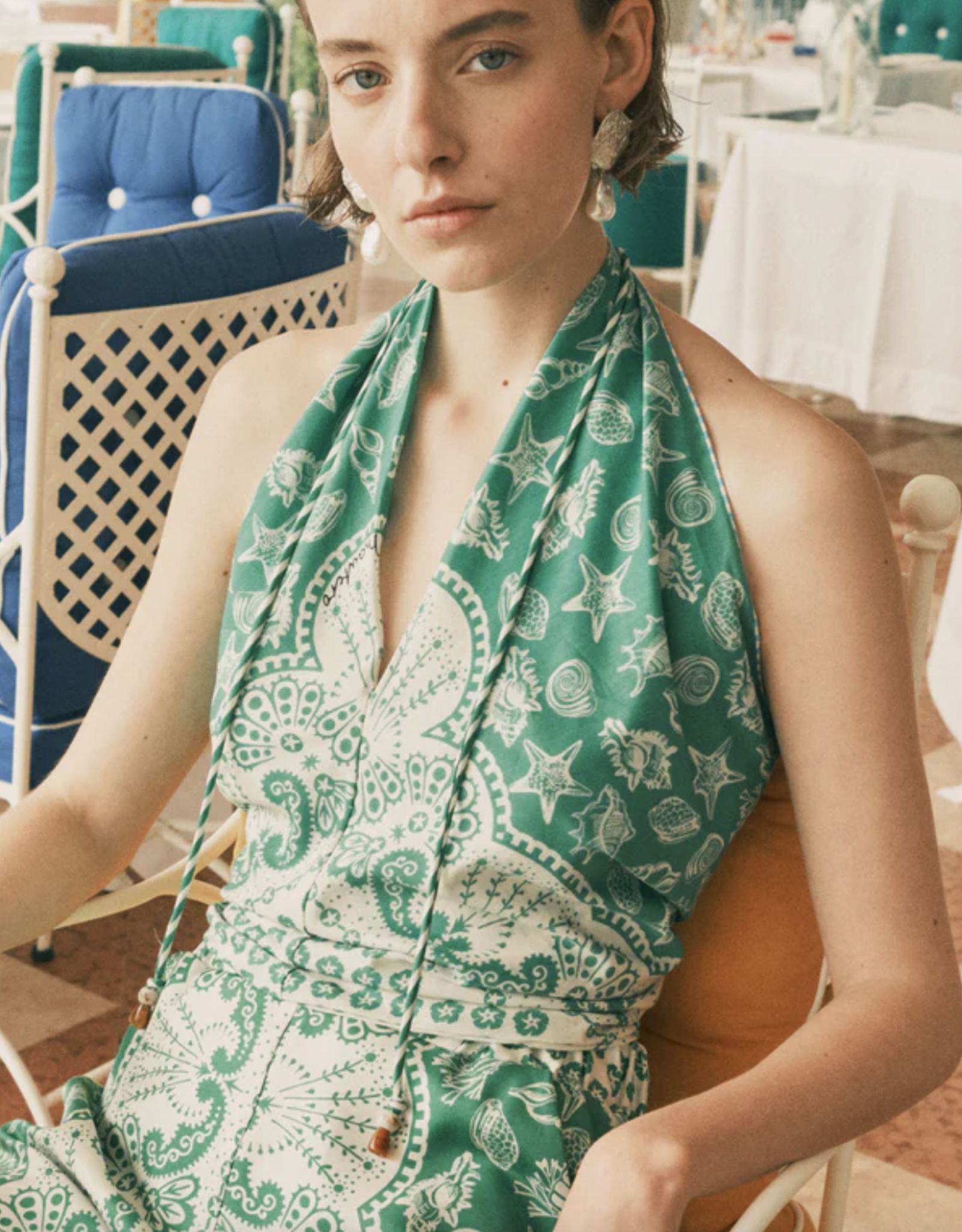 MANTERO Erita Silk Top