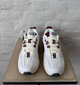 MERCER ME 261004 The Re-Run Vintage Nappa White Red
