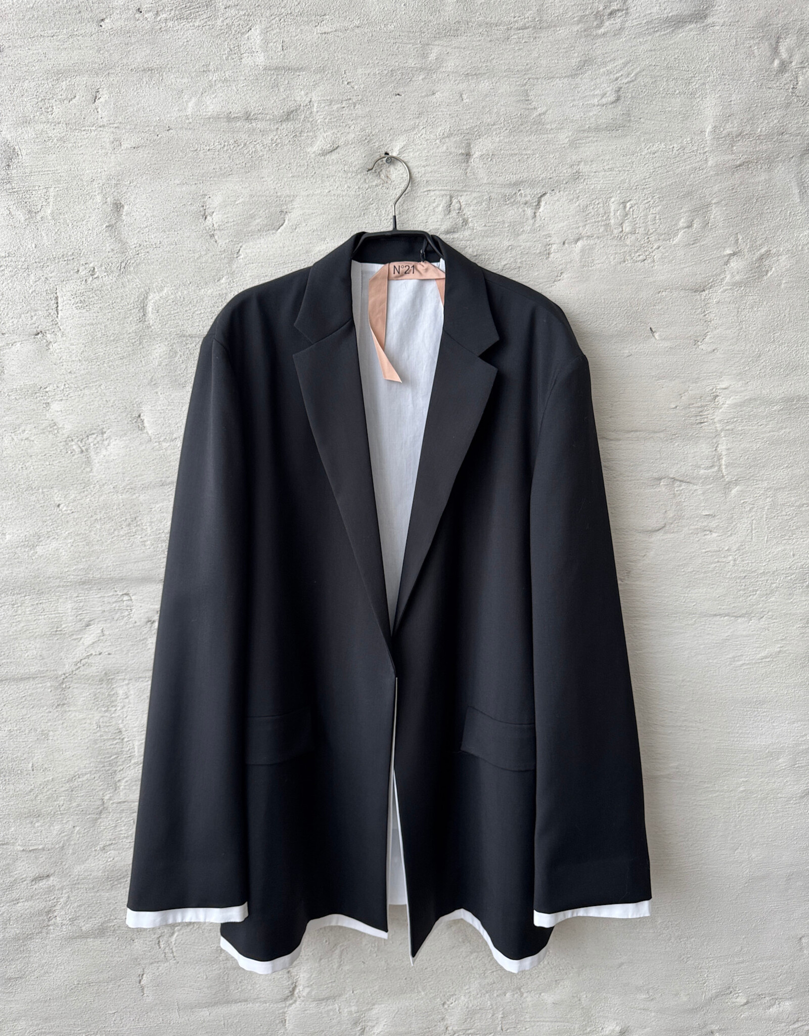 N°21 Woven Jacket Black