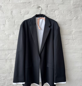N°21 Woven Jacket Black