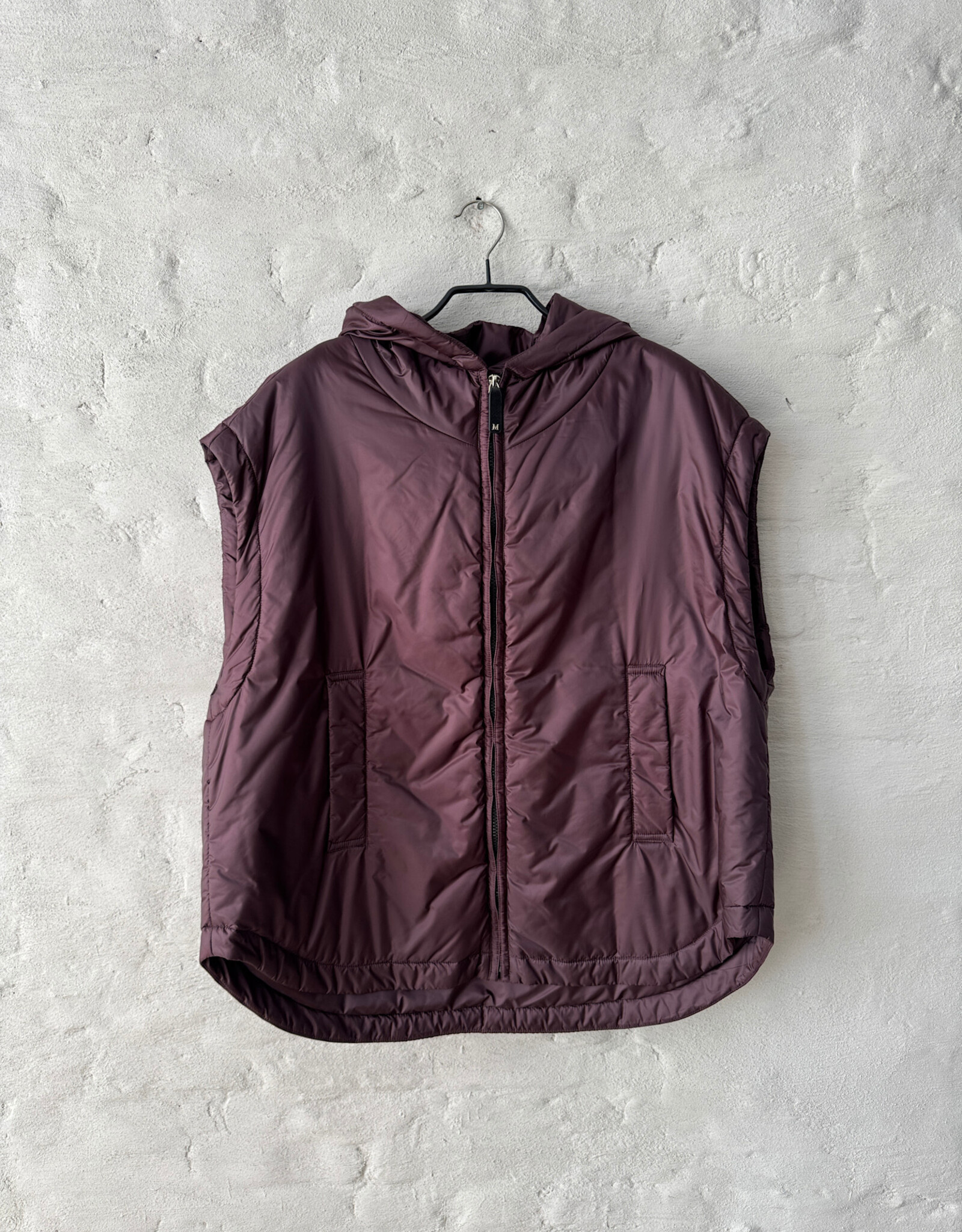 THE CUBE MAXMARA Mtcambra Gilet Matelasse Bordeaux