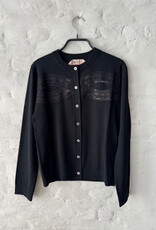 N°21 Knitted Cardigan Black