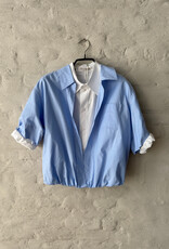 DOROTHEE SCHUMACHER Powerfull Ease Blouse Oxford Blue 448516