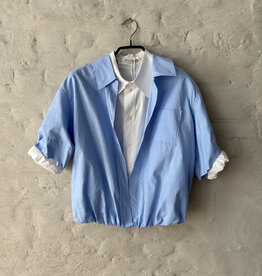 DOROTHEE SCHUMACHER Powerfull Ease Blouse Oxford Blue 448516