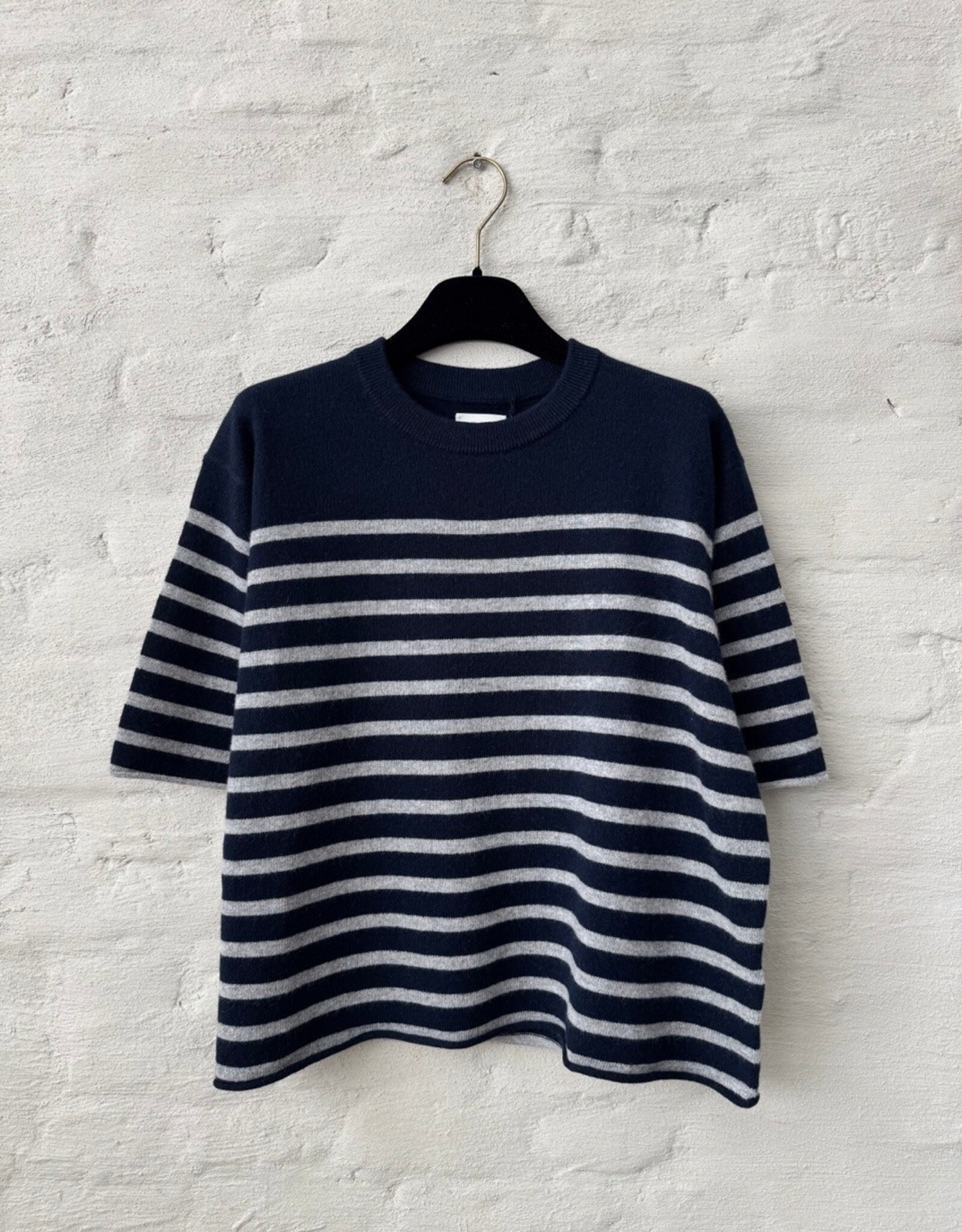 Wen Moon Uma Stripe Navy + Grey Pearl