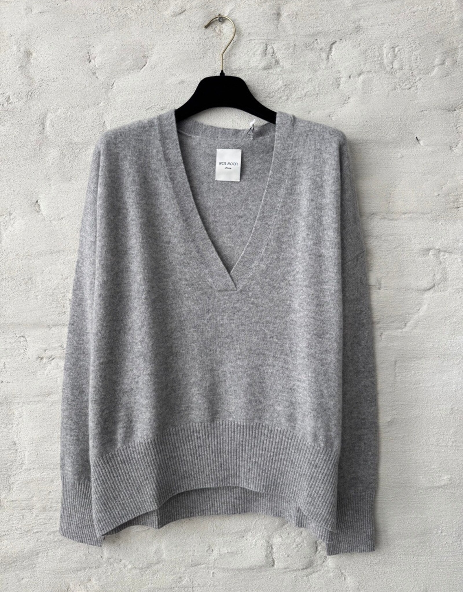 Wen Moon Joelle V-Neck Grey Pearl