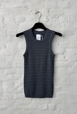 Wen Moon Jeanne Stripe Dark Grey + Pine