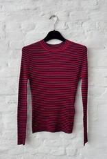 Wen Moon Yonny Stripe Navy + Poppy