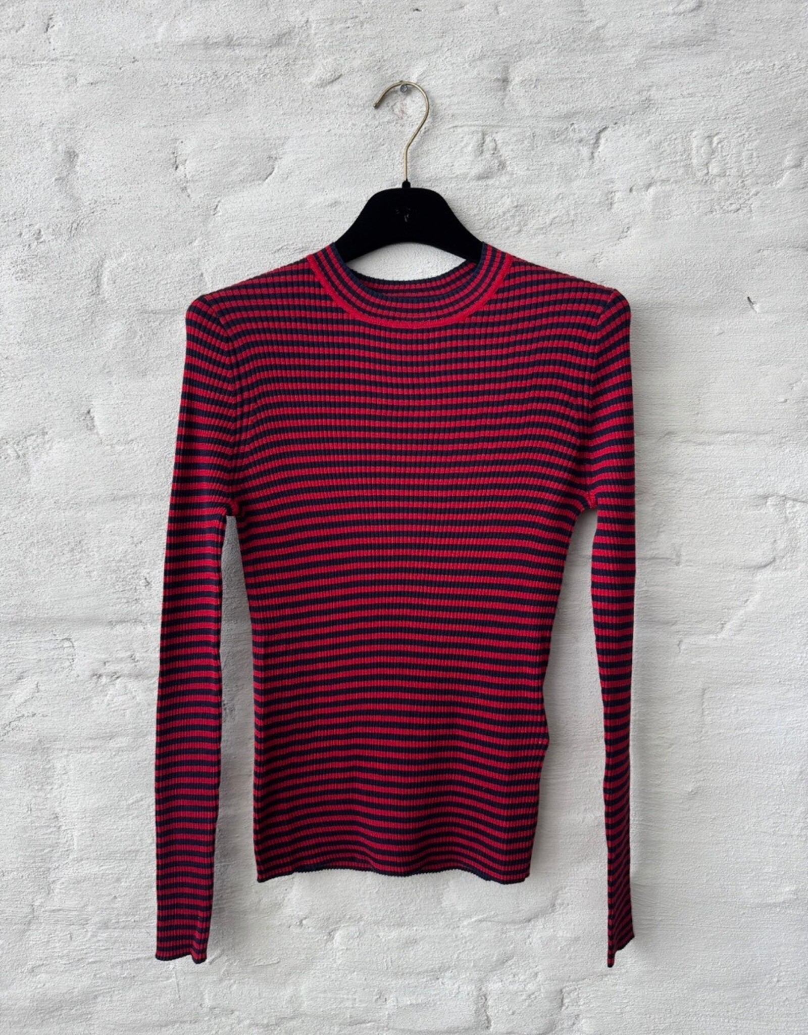 Wen Moon Yonny Stripe Navy + Poppy