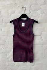 Wen Moon Ming Stripe Navy + Poppy