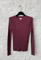 Wen Moon Yonny Stripe Dark Grey + Wine