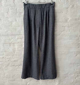 Maison jejia Norma Flannel Pant Dark Grey