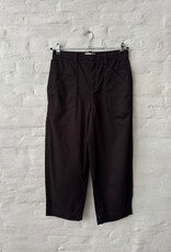 VINCE Mid Rise Washed Cotton Utility Pant Cinderwood