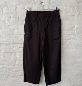 VINCE Mid Rise Washed Cotton Utility Pant Cinderwood