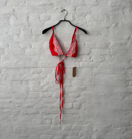 Maison jejia Bra Silk Red