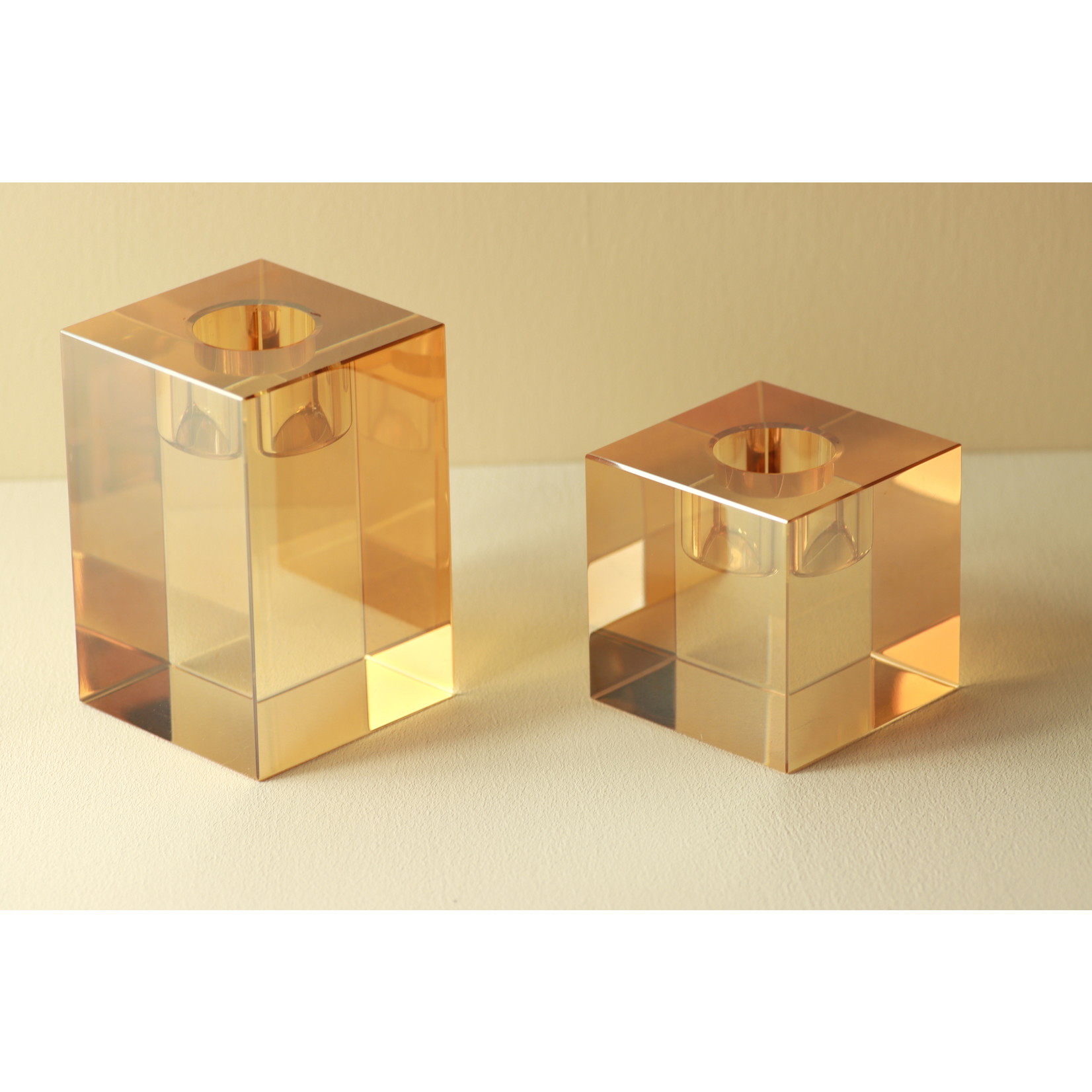 Mave Design  Mave Crystal Cube Candle Holder Small