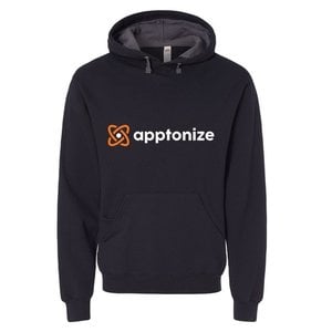 Black Fruit of the Loom® SofSpun Hooded Pullover Sweatshirt