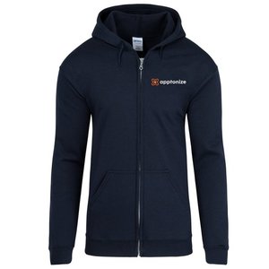 Navy Gildan® Heavy Blend™ Full-Zip Hooded Sweatshirt