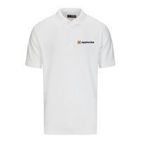 White Callaway® Ottoman Men's Polo Shirt