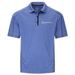 Blue Elevate Men's Macta Short Sleeve Polo Shirt