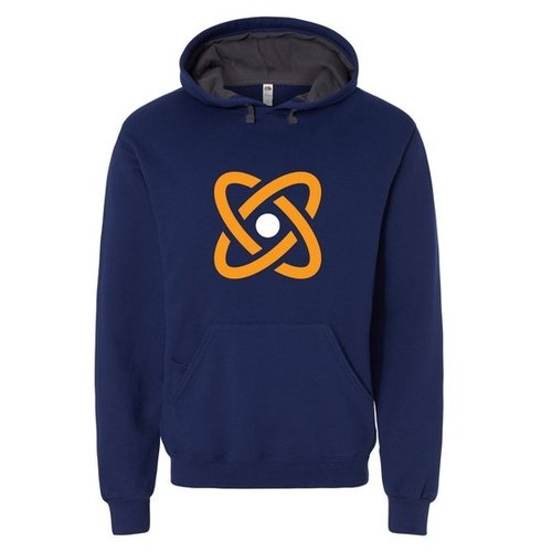 Navy Fruit of the Loom® SofSpun Hooded Pullover Sweatshirt