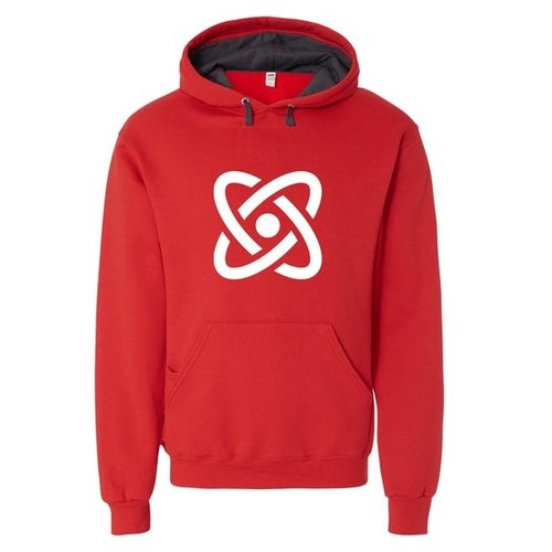 Red Fruit of the Loom® SofSpun Hooded Pullover Sweatshirt