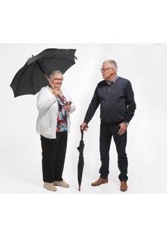 Combinaison parapluie/canne