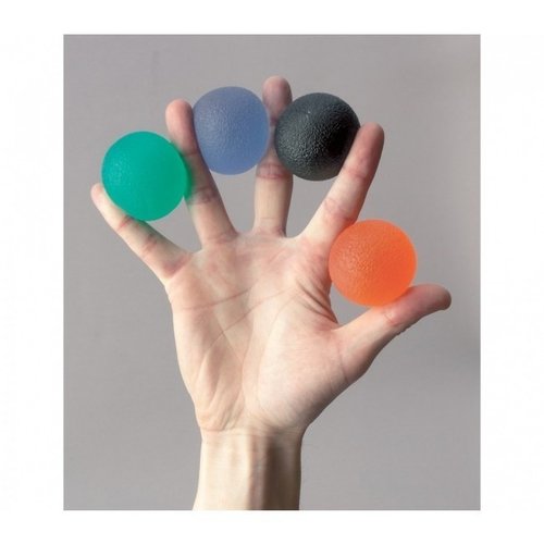 Petite balle d'exercices en gel (Standard) pour les doigts et la main en 5 forces