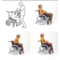 One way glide - Mettre facilement quelqu'un droit - pour chaise roulante et pour fauteuil