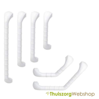 Barre d'appui en matière synthétique avec stries antidérapantes - Disponible en 6 longueurs