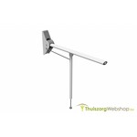 Barre de toilette pliante en aluminium Ropox