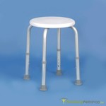 Tabouret de douche avec assise ronde - Premium Homecraft