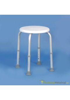 Tabouret de douche avec assise ronde - Premium