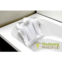 Coussin gonflable pour la baignoire avec revêtement en tissu éponge