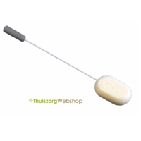 Eponge de bain sur manche en métal flexible