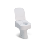 Rehausseur de toilette réglable en hauteur avec accoudoirs rabattables - Réglable à 3 hauteurs différentes