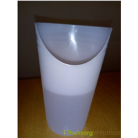 Gobelet avec découpe nasale (Standard)  de 200 ml - blanc - transparent