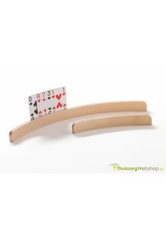 Support de luxe en bois pour cartes de jeu