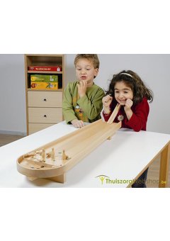Jeu de quilles de table en bois