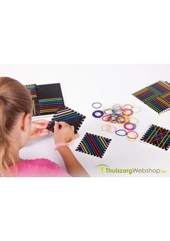 Jeu Magna Bands avec des élastiques colorés