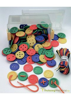 Boutons: enfilage et rangement