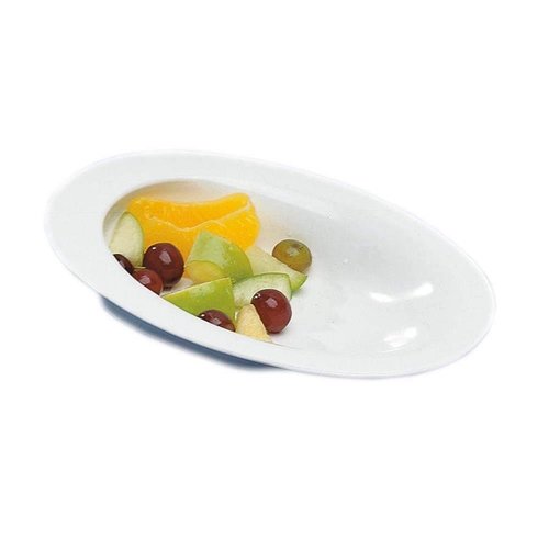 Assiette asymétrique ovale Manoy (2 formats)