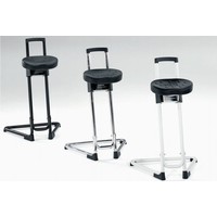 Aide à la station debout avec assise antidérapante, pivotante et inclinable