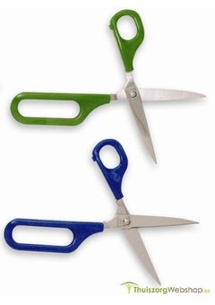 Ciseaux Easi-Grip® avec 1 grande ouverture dans la poignée, à ouverture automatique