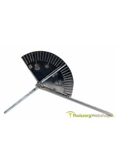 Goniomètre de doigts en inox 9 cm 180°