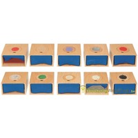 Boîtes tactiles pour la perception des mains et des pieds, lot de 10