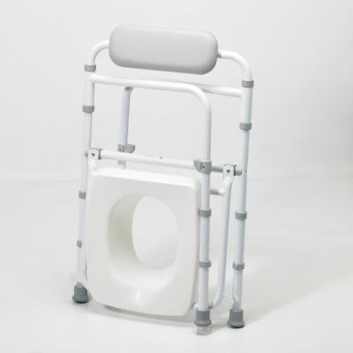 Cadre de toilette avec dossier Uniframe, pliable